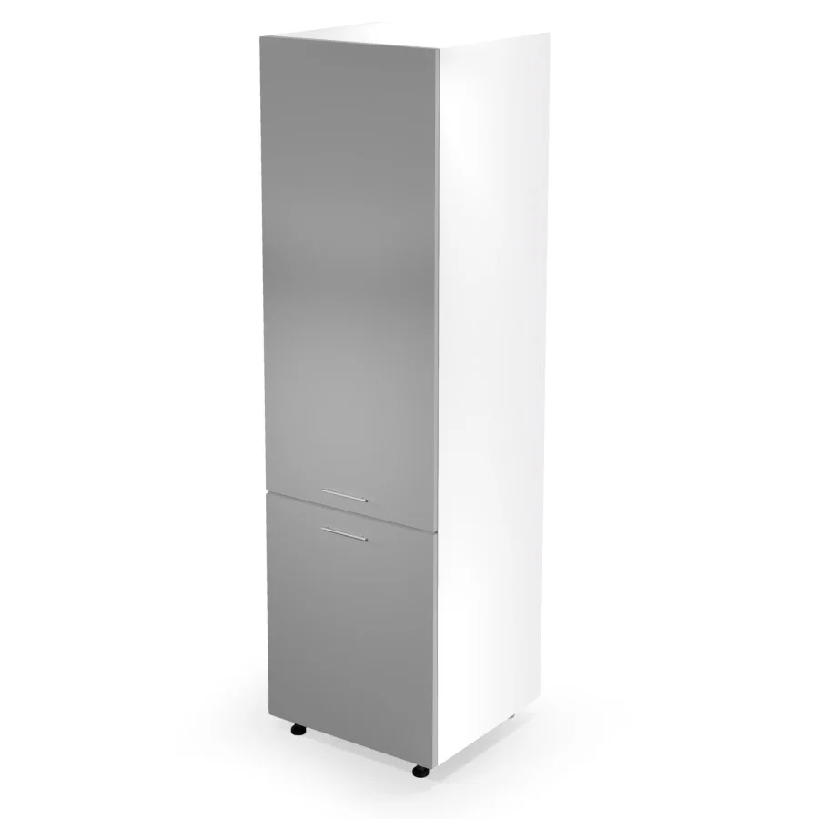 Cabinet for built-in refrigerator VENTO DL-60/214, light gray order